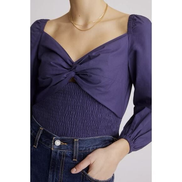 Anthropologie Sunday in Brooklyn Back Bow Tie Top Blouse SP NWT - Picture 6 of 7